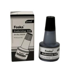 Foska Black Endorsing Ink (30 ml)